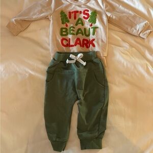 Christmas vacation baby outfit